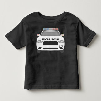 Polizeiauto 911Kleinkinder Jungen und Mädchen Kleinkind T-shirt