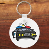 Polizeiauto Schlüsselanhänger (Vorderseite)