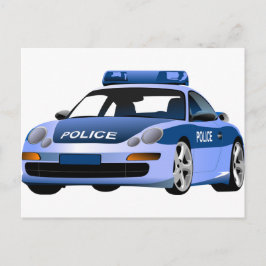 Polizeiautobahn Staat dient dem Schutz der Durchfa Postkarte