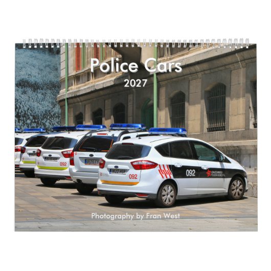 Polizeiautos 2027 Kalender (Titelbild)