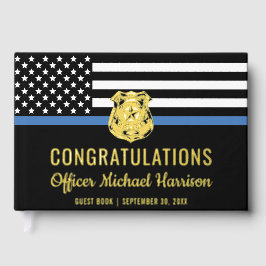 Polizeibeamte Abschluss Strafverfolgungsakademie Gästebuch