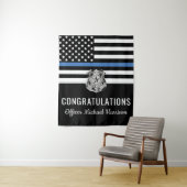 Polizeibeamte Abschluss Strafverfolgungsakademie Wandteppich (Beispiel)