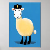 Polizeibeamte | AI Art Poster (Vorne)