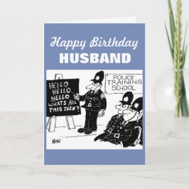 Polizeibeamte an der Polizeiausbildungsschule Karte