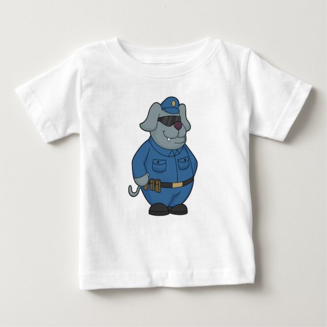 Polizeibeamte Baby T-shirt (Vorderseite)