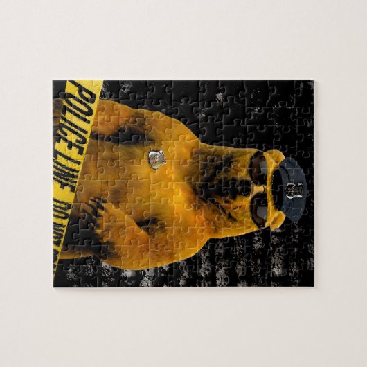Polizeibeamte-Bär! Puzzle (Horizontal)