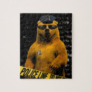 Polizeibeamte-Bär! Puzzle