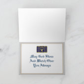 Polizeibeamte Birthday Card Karte (Innenseite)