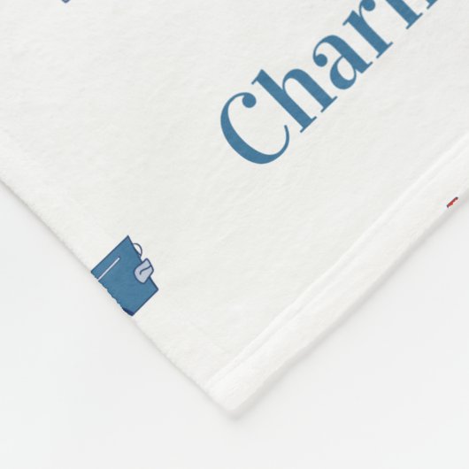 Polizeibeamte Birthday Party Custom Fleecedecke (Ecke)