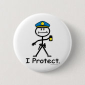 Polizeibeamte Button (Vorderseite)