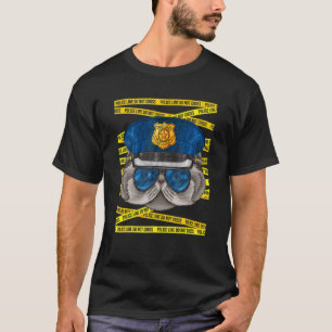 Polizeibeamte der Persischen Polizei Polizeikatze T-Shirt