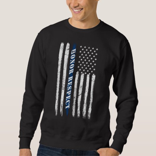 Polizeibeamte der Polizei für die Polizei der US-F Sweatshirt (Vorderseite)