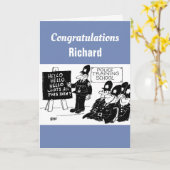 Polizeibeamte der Polizeiakademie Karte (Gelbe Blume)