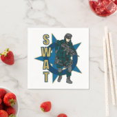 Polizeibeamte der SWAT Serviette (Beispiel)