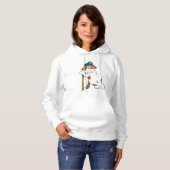 Polizeibeamte des Hundes Hoodie (Vorne ganz)