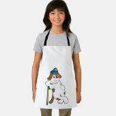 Polizeibeamte des Hundes Schürze (Insitu)