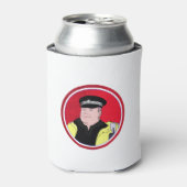 Polizeibeamte Dosenkühler (Kanne Vorderseite)
