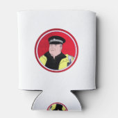 Polizeibeamte Dosenkühler (Rückseite)