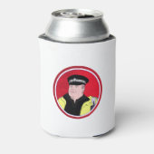 Polizeibeamte Dosenkühler (Kanne Rückseite)