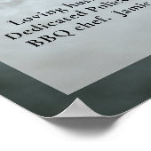 Polizeibeamte Feier zum Foto des Lebens, Beerdigun Poster (Ecke)