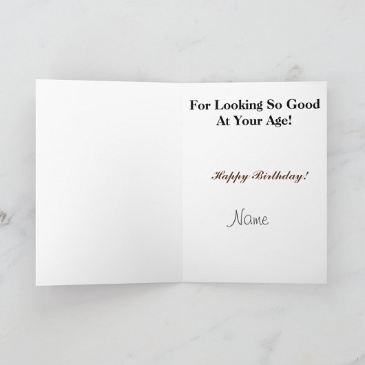 Polizeibeamte Festnahme Geburtstagskarte Karte (Innenseite)