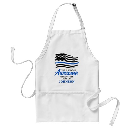 Polizeibeamte Funny Personalisierte Phantastische  Schürze (Vorne)