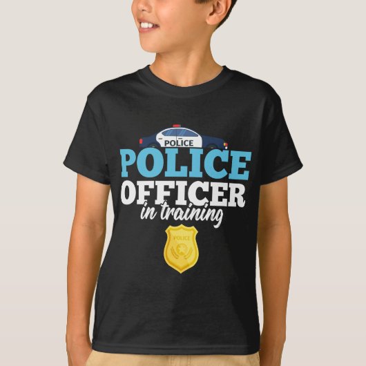 Polizeibeamte für Ausbildung eines lustigen Polizi T-Shirt (Vorderseite)