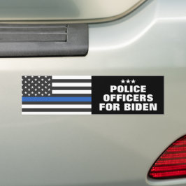 Polizeibeamte für die Wahlen 2024 Autoaufkleber