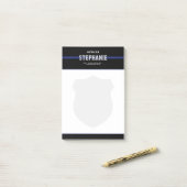 Polizeibeamte für personalisierte Strafverfolgung Post-it Klebezettel (Auf Schreibtisch)