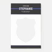Polizeibeamte für personalisierte Strafverfolgung Post-it Klebezettel (Vorderseite)