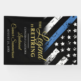 Polizeibeamte für Strafverfolgung Party für das Zu Banner