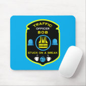 Polizeibeamte für Verkehr Mousepad (Mit Mouse)