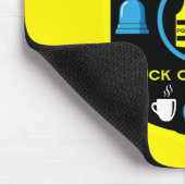 Polizeibeamte für Verkehr Mousepad (Ecke)