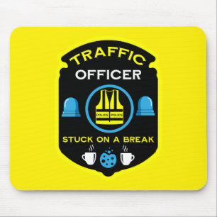 Polizeibeamte für Verkehr Mousepad