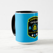 Polizeibeamte für Verkehr Tasse (Vorderseite Links)