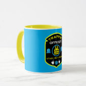 Polizeibeamte für Verkehr Tasse (Vorderseite Links)