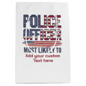 Polizeibeamte geben am wahrscheinlichsten Patriote Mittlere Geschenktüte (Vorderseite)
