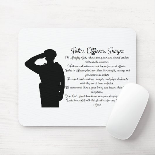 Polizeibeamte-Gebet Mousepad (Mit Mouse)