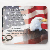 Polizeibeamte-Gebet Mousepad (Vorne)