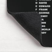 Polizeibeamte Gift Phonetic Alphabet Mousepad (Ecke)