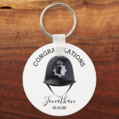 Polizeibeamte Glückwünsche Schlüsselanhänger (Vorderseite)