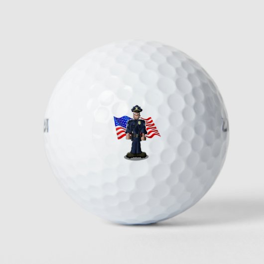 Polizeibeamte Golfball (Vorderseite)
