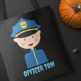 Polizeibeamte Halloween Trick Leckerei Tasche