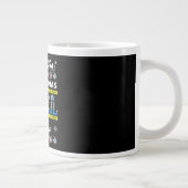 Polizeibeamte, hässlicher Weihnachtspulli Jumbo-Tasse (Rechts)