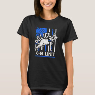 Polizeibeamte K 9 Referat Deutsche Schäferpolizei T-Shirt