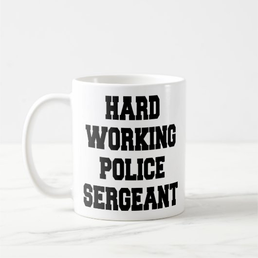 Polizeibeamte Kaffeetasse (Links)
