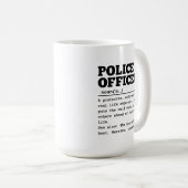 Polizeibeamte Kaffeetasse (VorderseiteRechts)