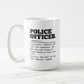 Polizeibeamte Kaffeetasse (Links)