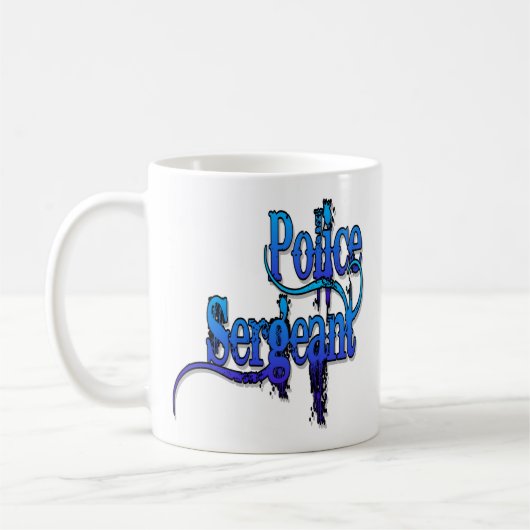 Polizeibeamte Kaffeetasse (Links)