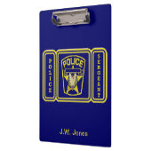 Polizeibeamte Klemmbrett (Links)